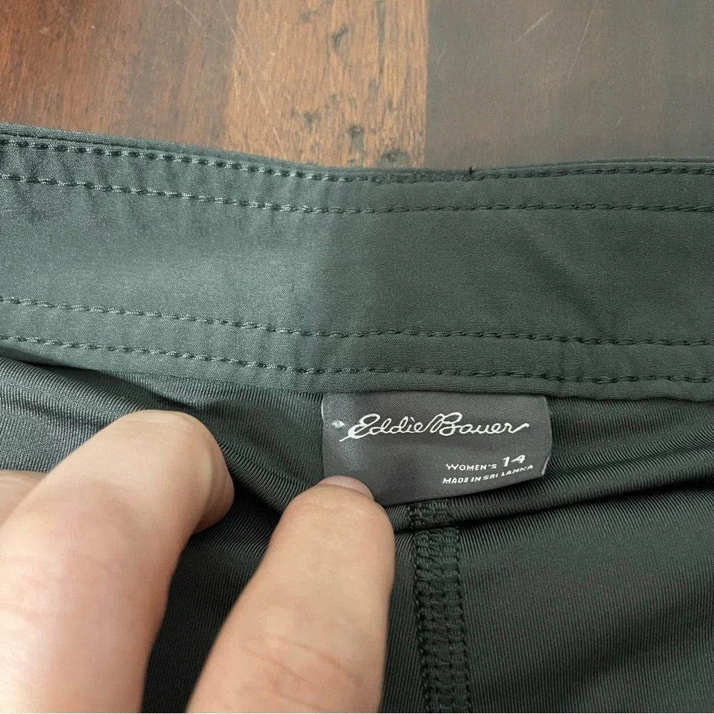 Eddie Bauer Womens Skort 14 Gray Adventurer 2.0 Hiking Trail Outdoor Lined - Picture 3 of 6